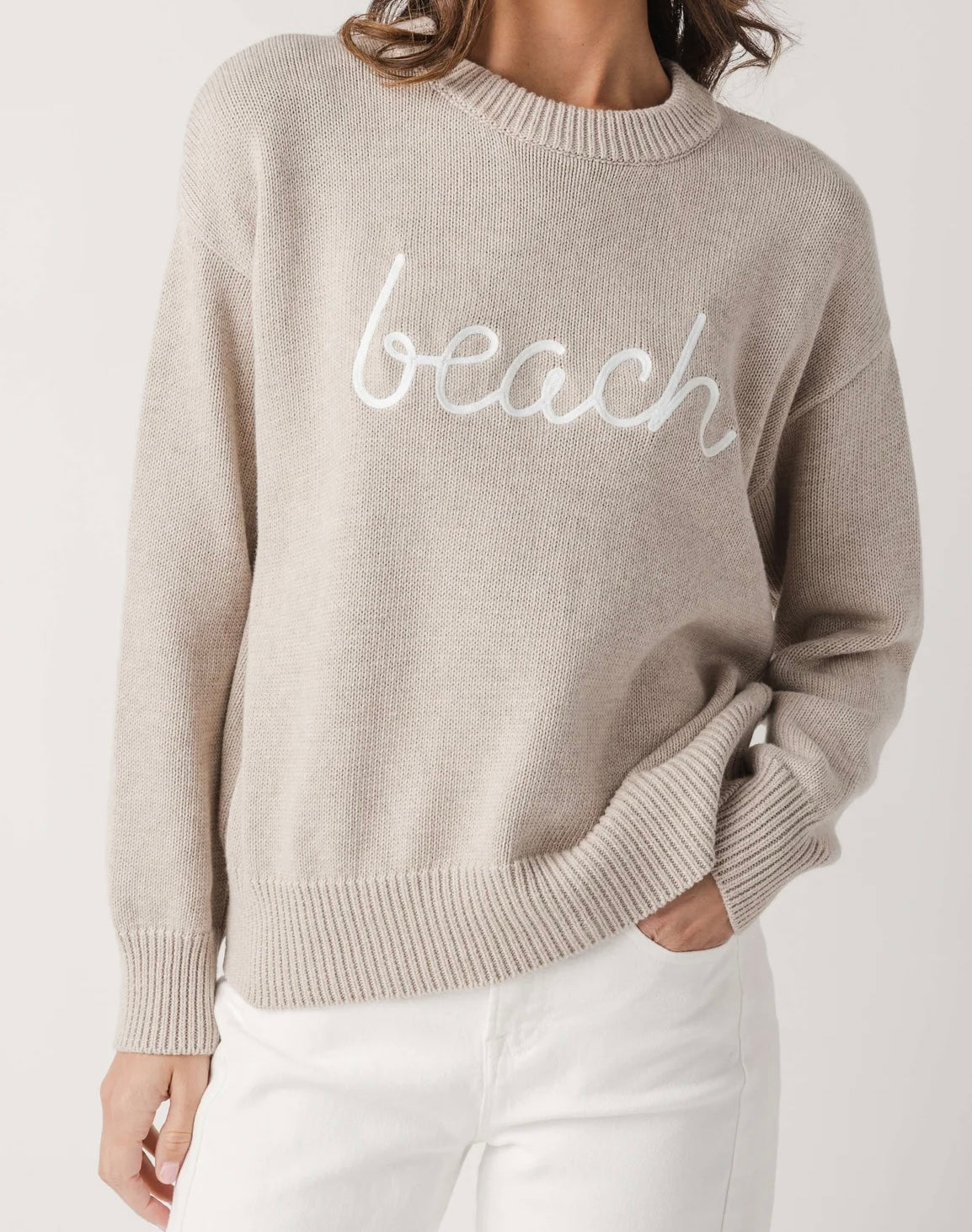 Boyfriend Beach Sweater