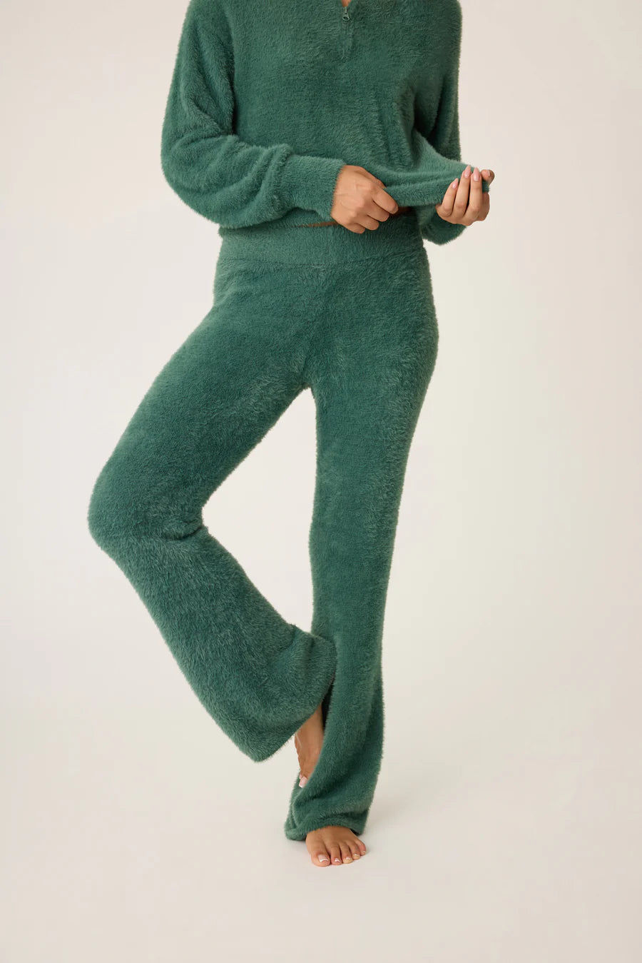 Campfire Cozy Feather Knit Lounge Pants