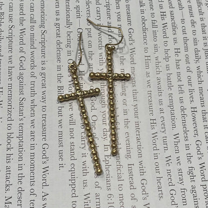 PF Cross Earrings