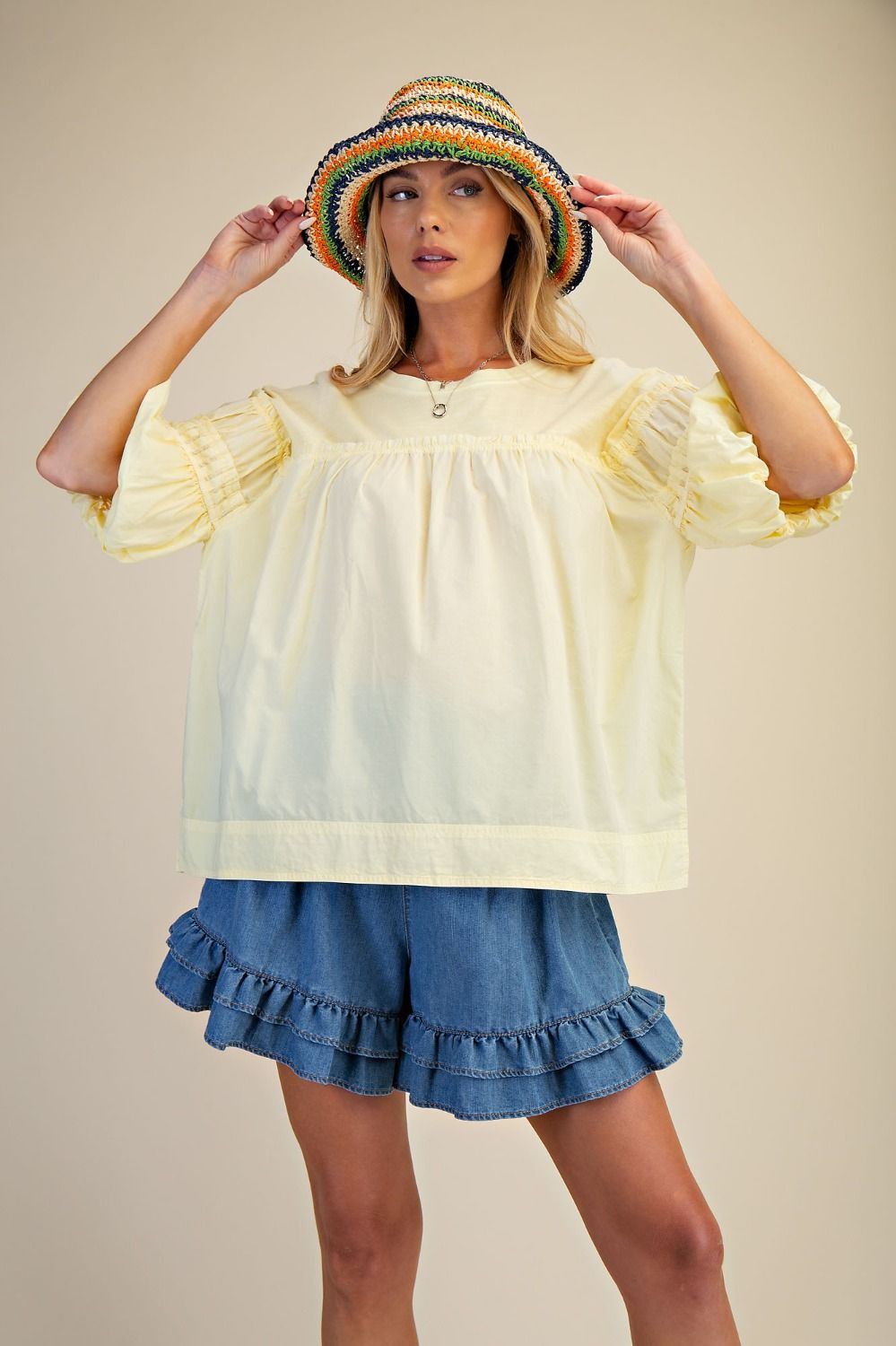Lemon Cotton Top