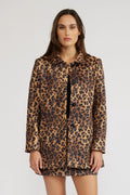 Sharon Leopard Print Coat