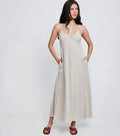 Linen Stripe Maxi