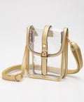 Clear Crossbody Belt Buckle Bag