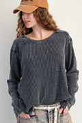 Ash Waffle Top