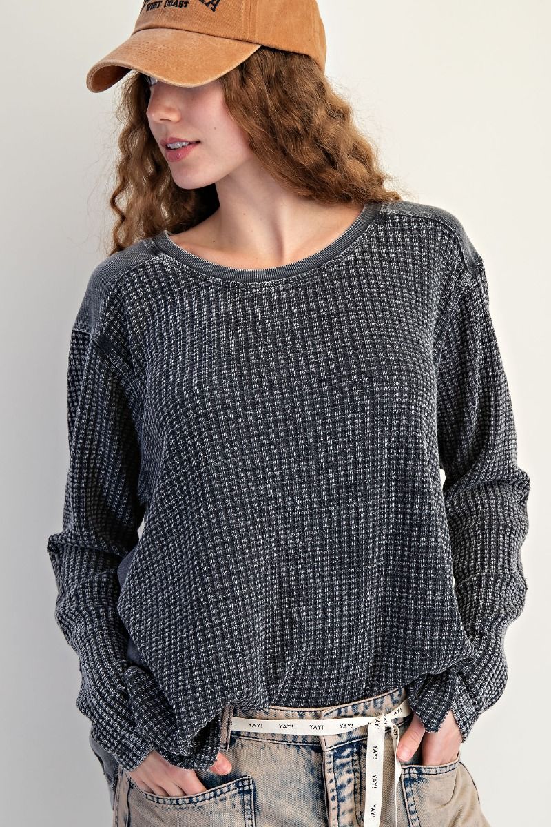 Ash Waffle Top