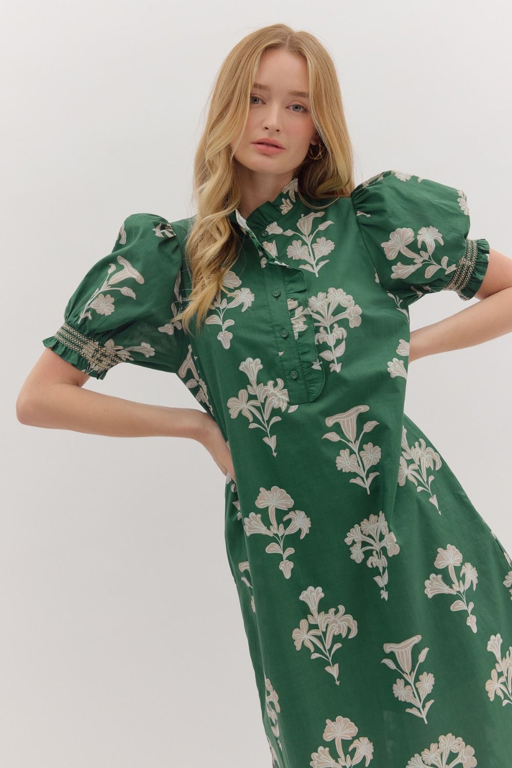 Botanical Midi Dress