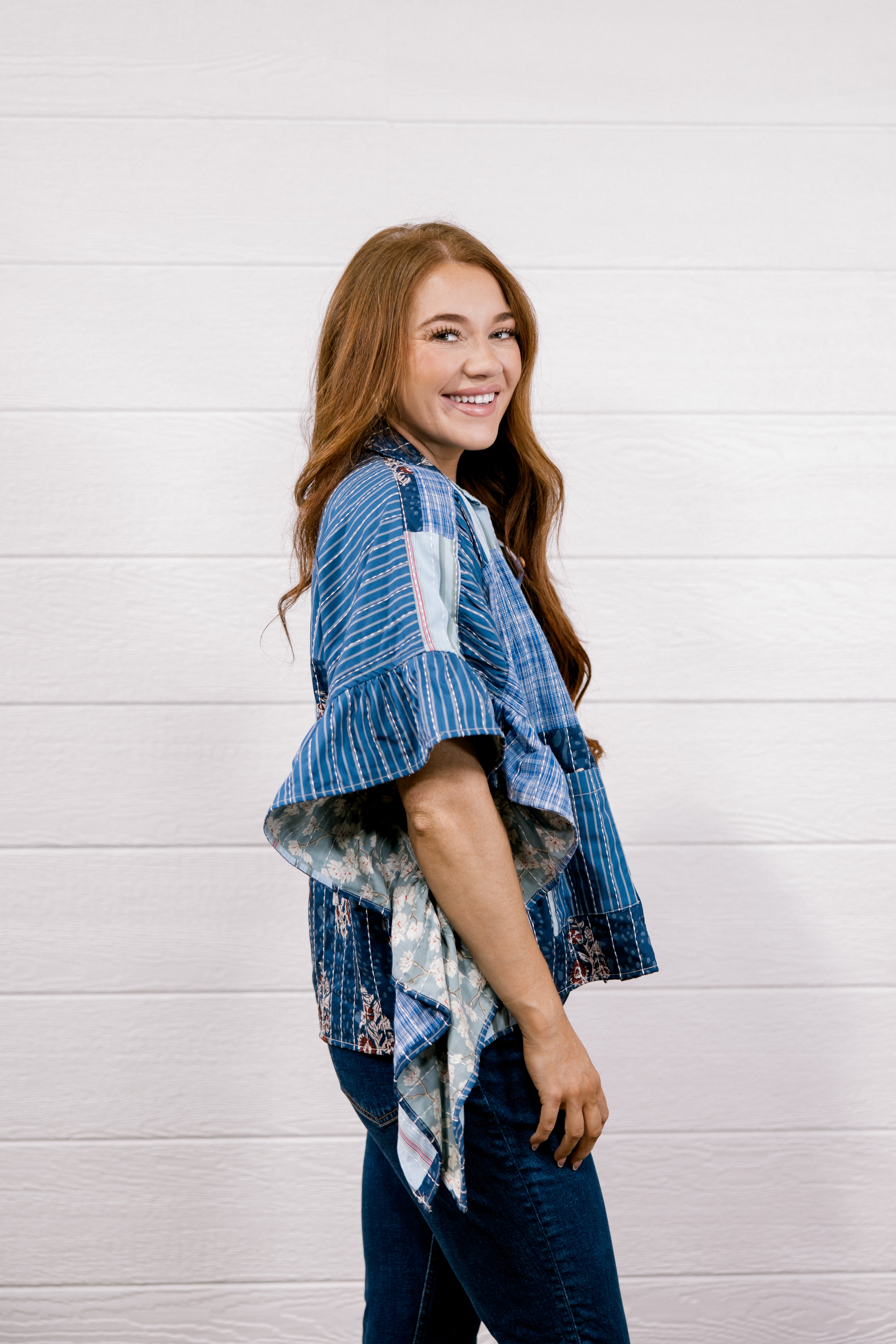 Florence Denim Poncho