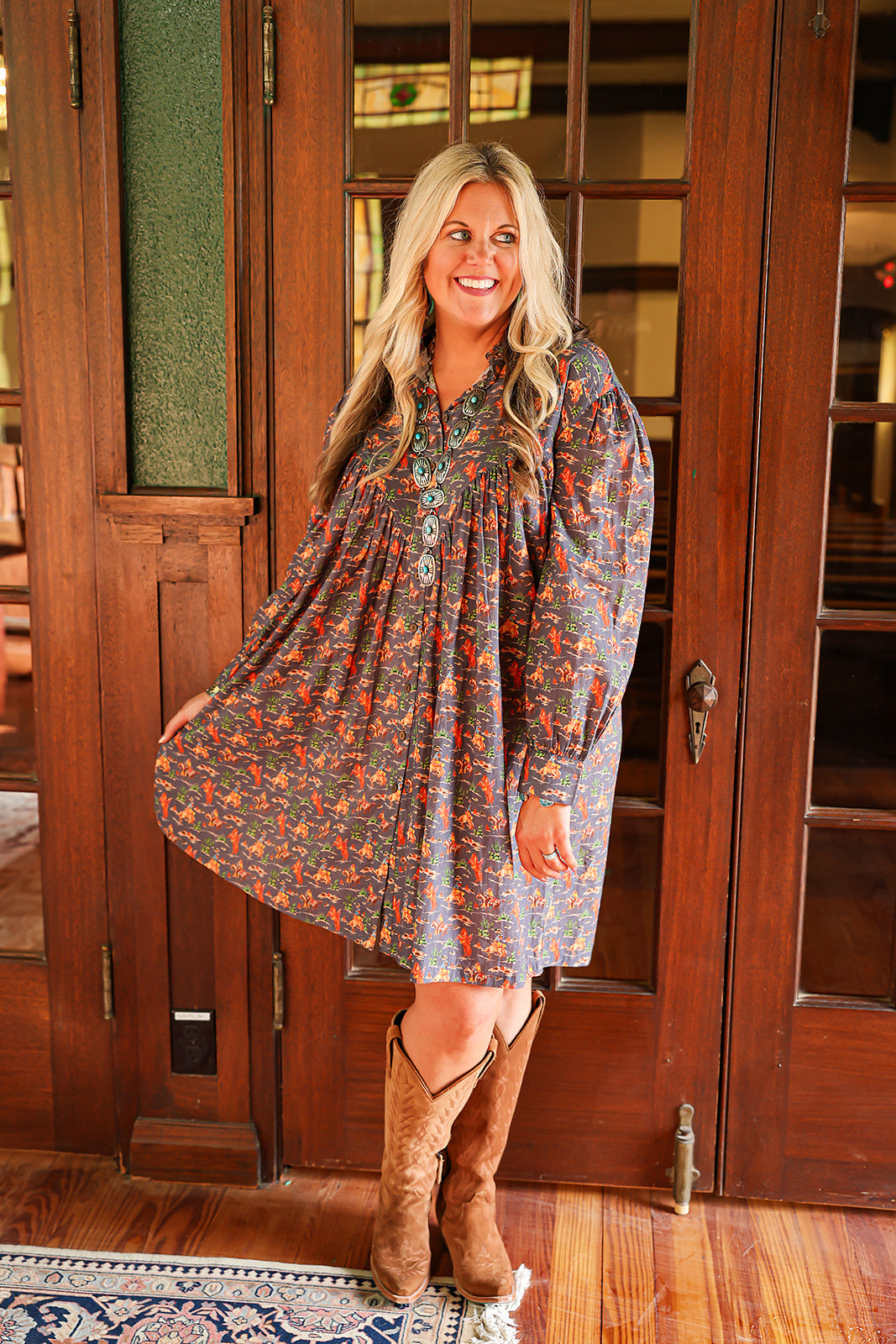 Mustang Layerz Dress - Navy