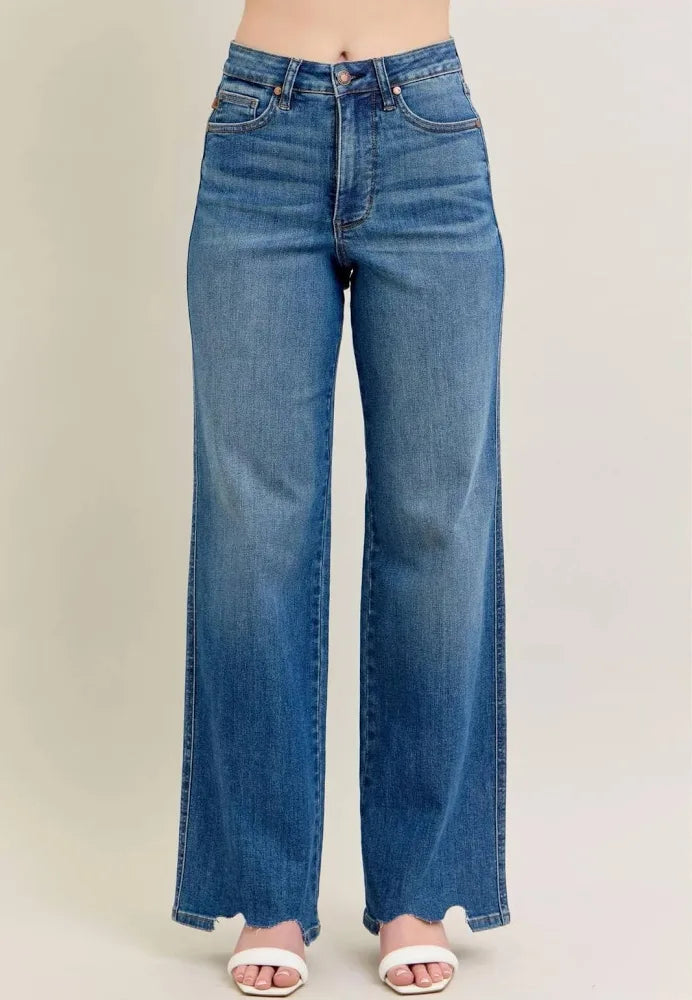 Judy Blue Tummy Control Chew Hem