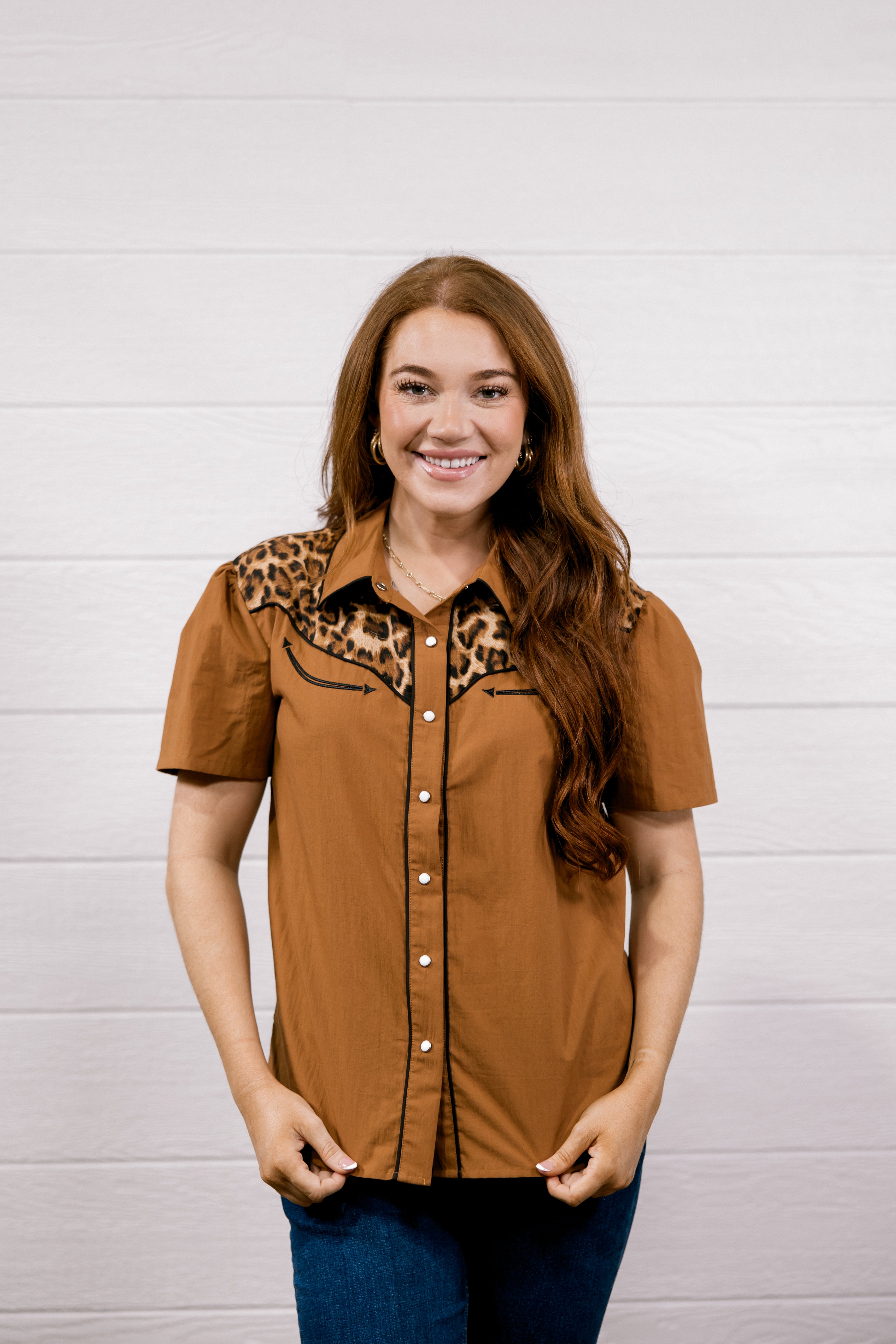 Wynn Leopard Top