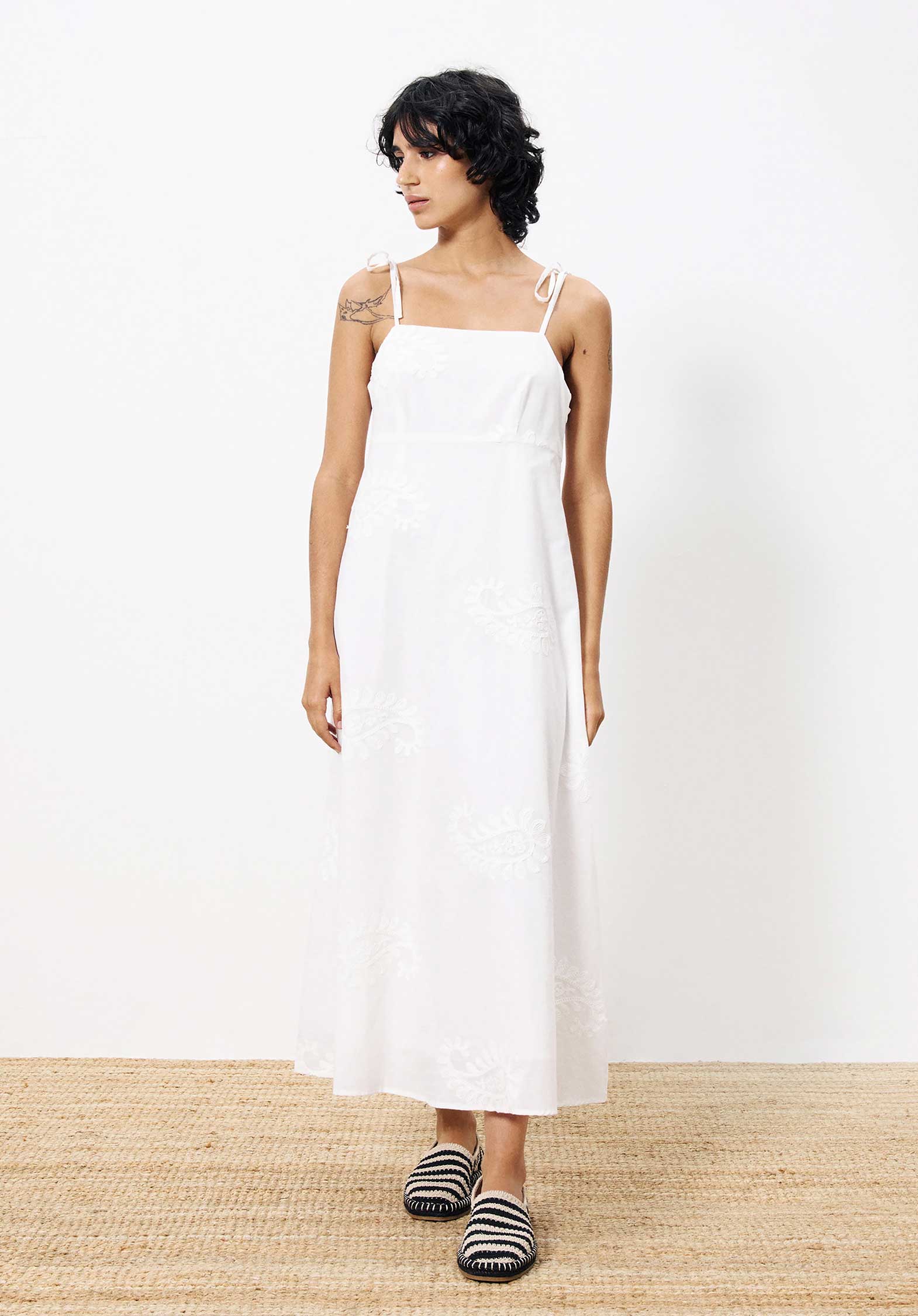 Nacera Blanc Dress