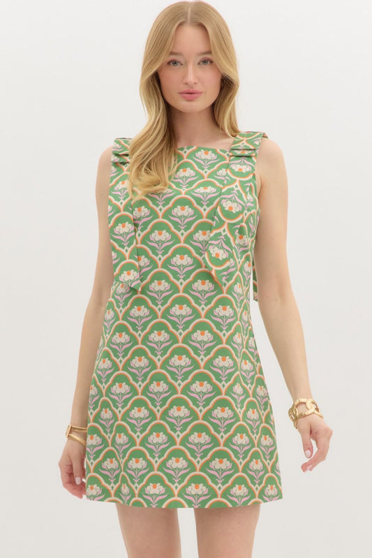 Bow Shoulder Dress