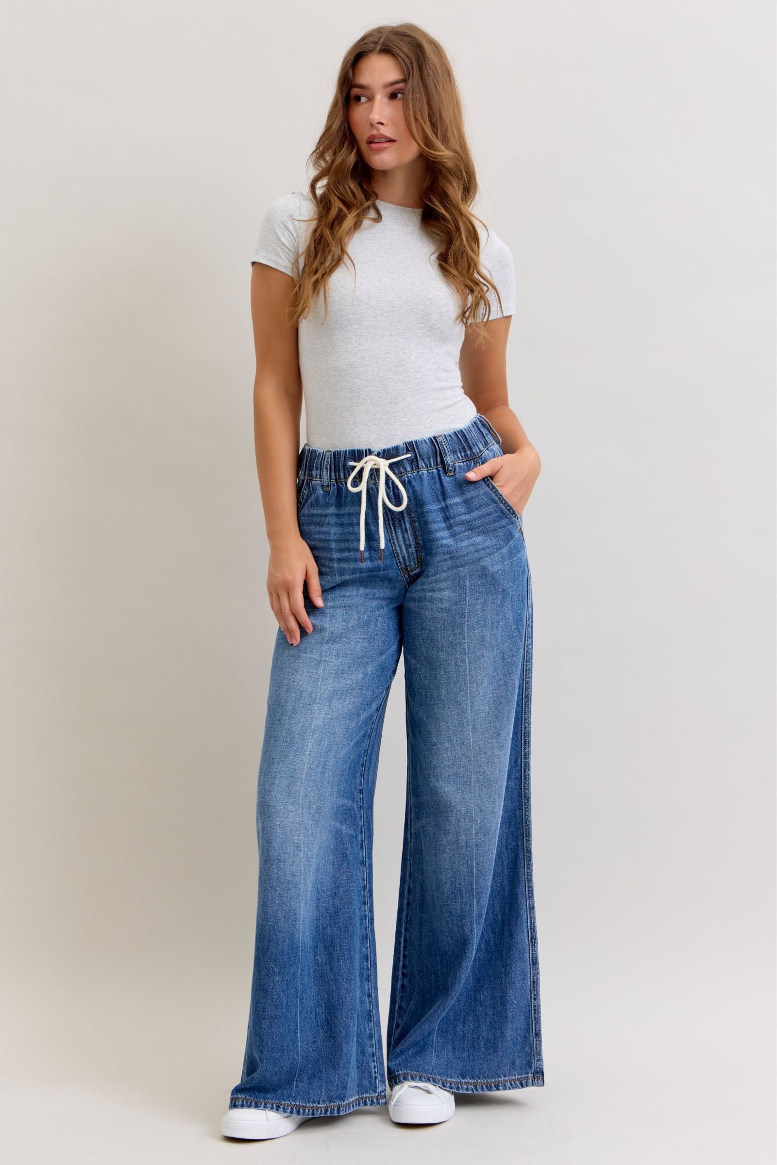Palazzo Judy Blue Denim