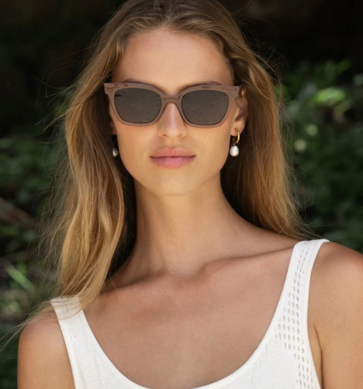 High Tide Sunglasses - taupe-gradient polarized