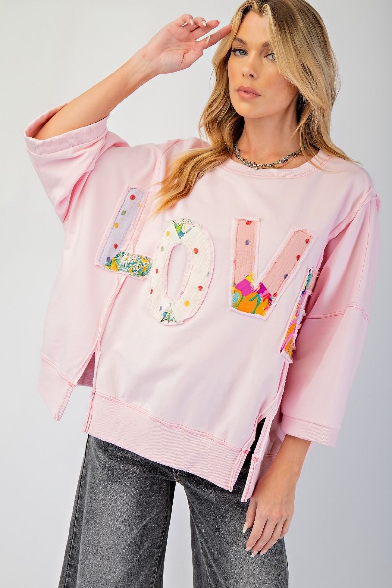 LOVE Patch Pullover