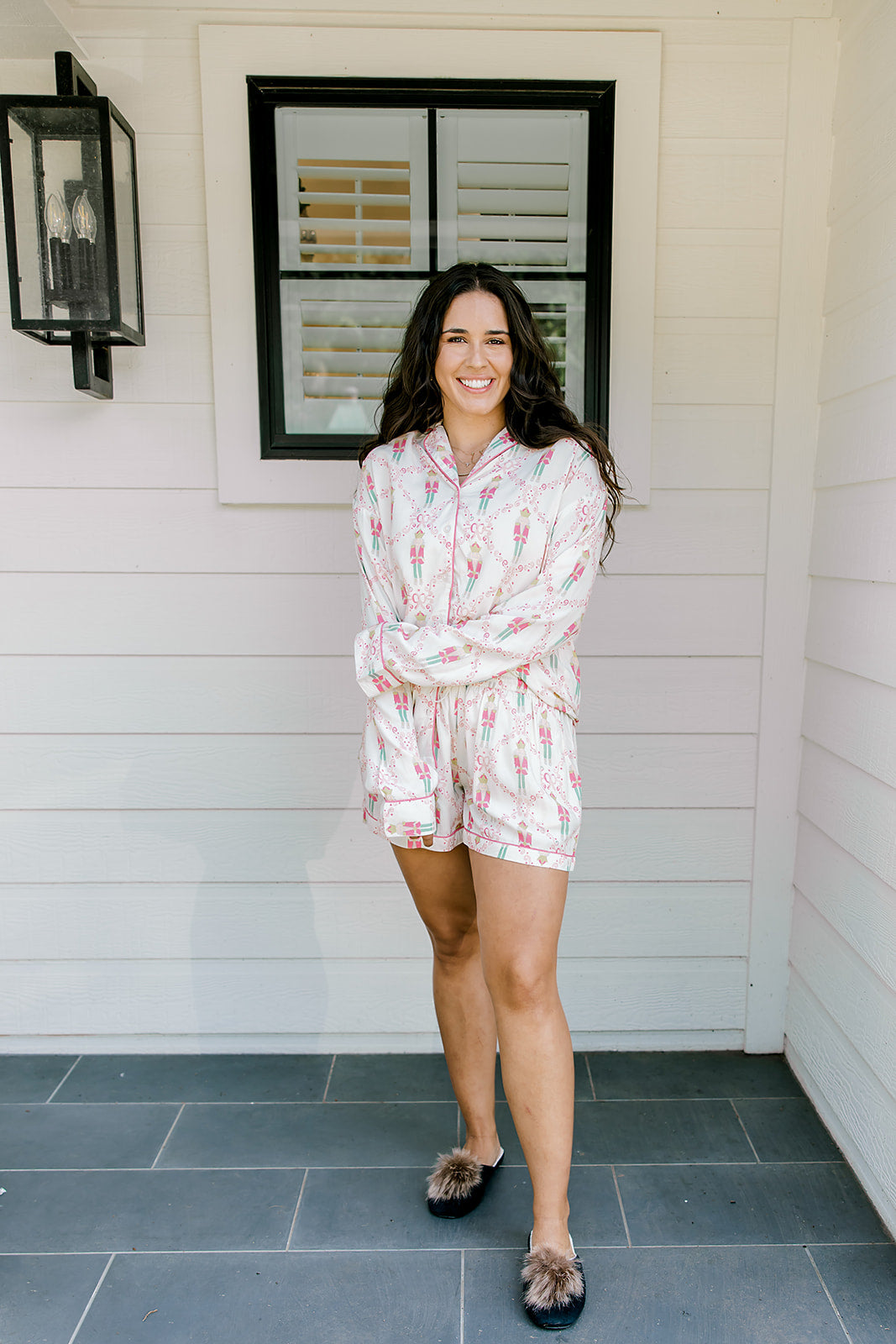 Ellie Pink Nutcracker Bottoms Layerz Loungewear