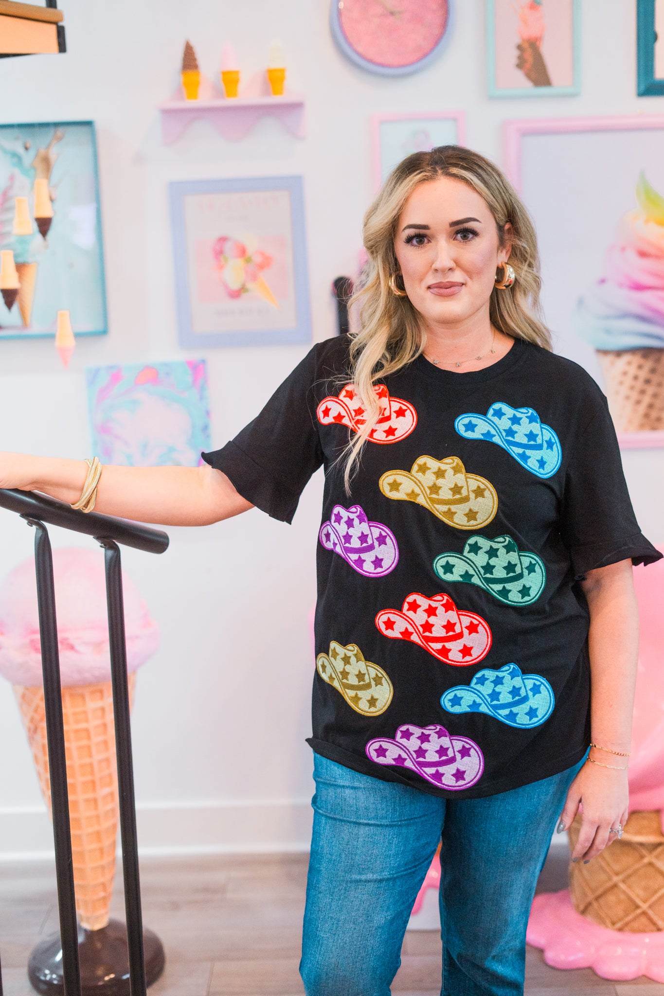 Cosmic Cowgirl Layerz Tee