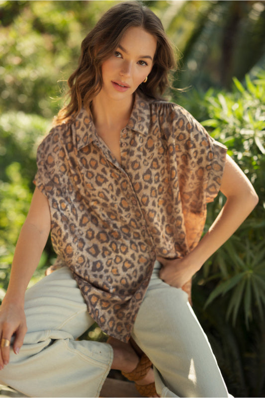 Toffee Leo Top