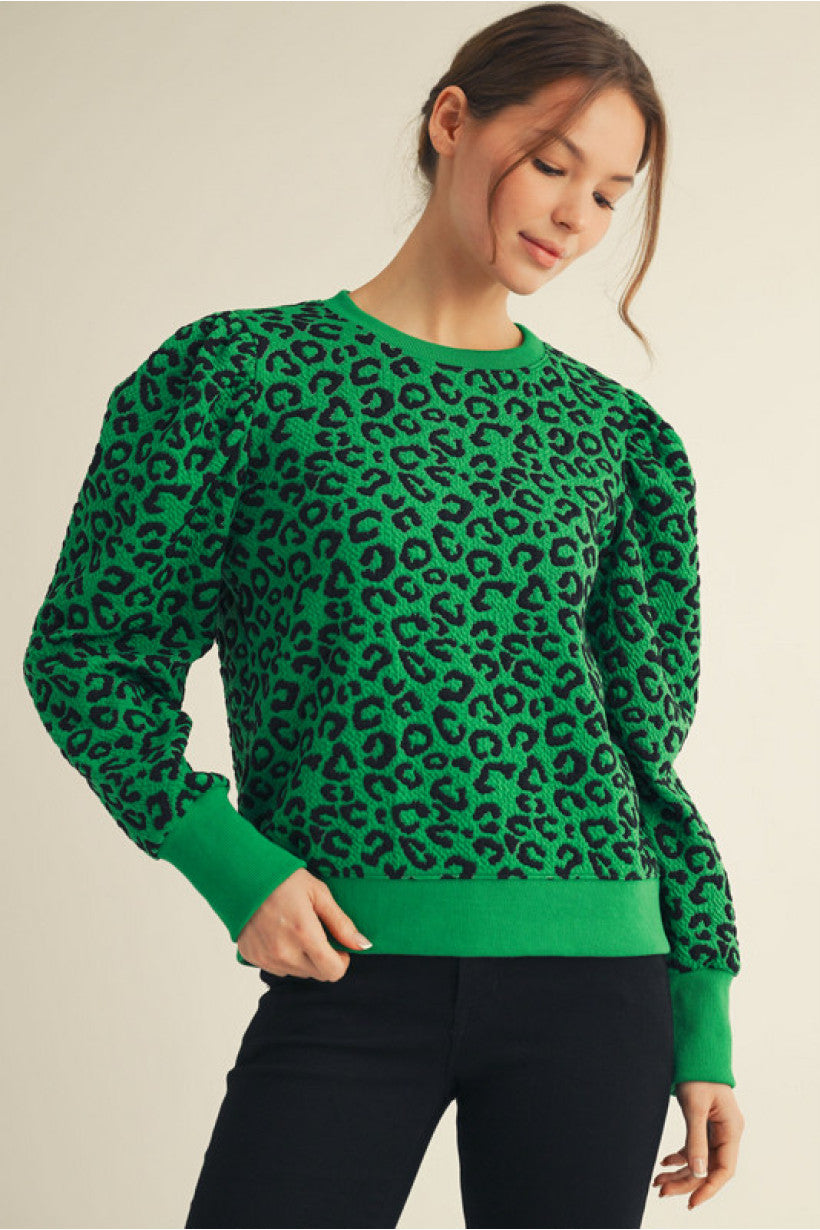 Green Leo Top