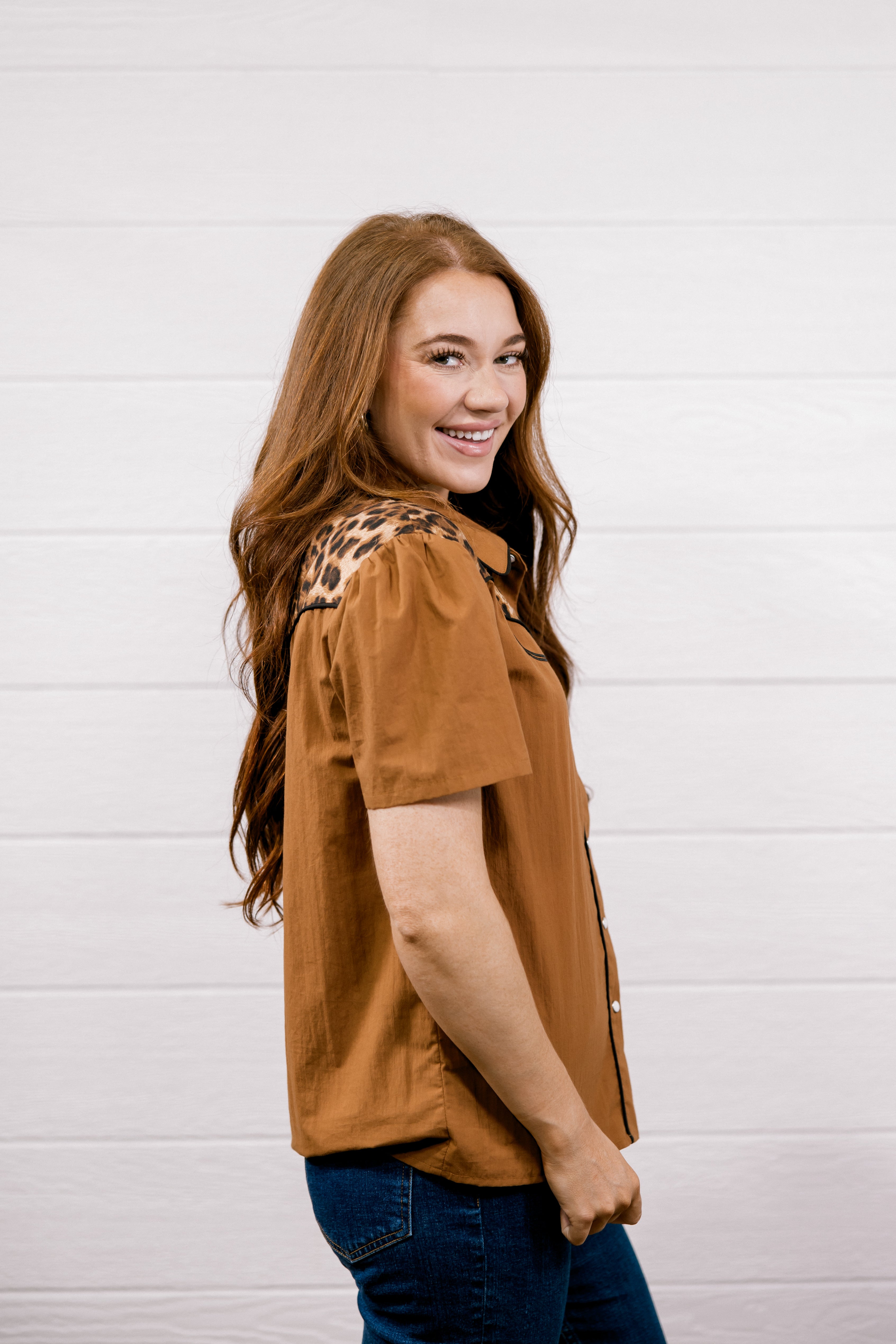 Wynn Leopard Top