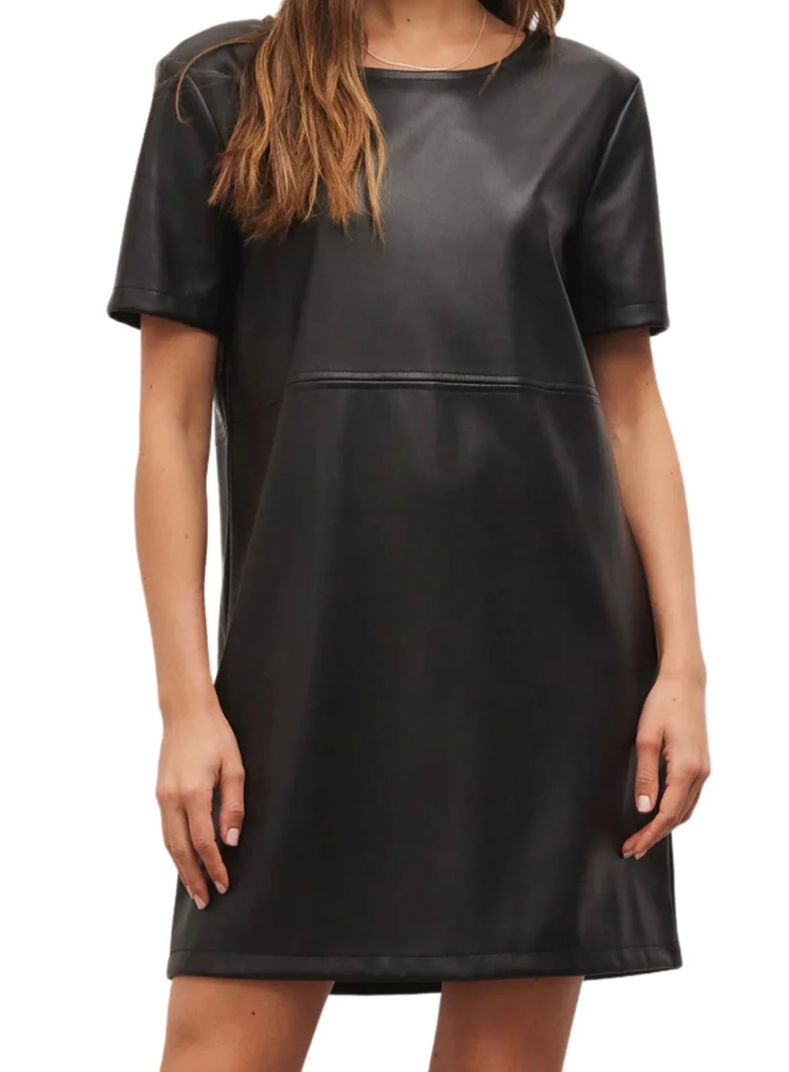London Faux Leather Dress