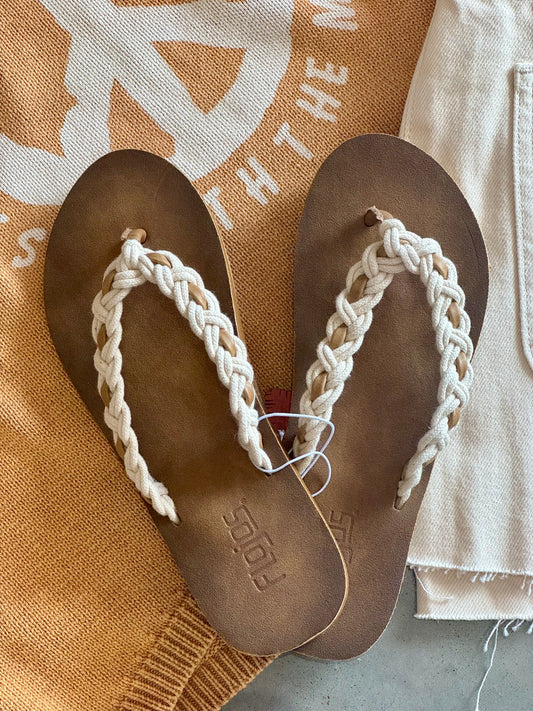 Maren Braided Rope Flip Flop
