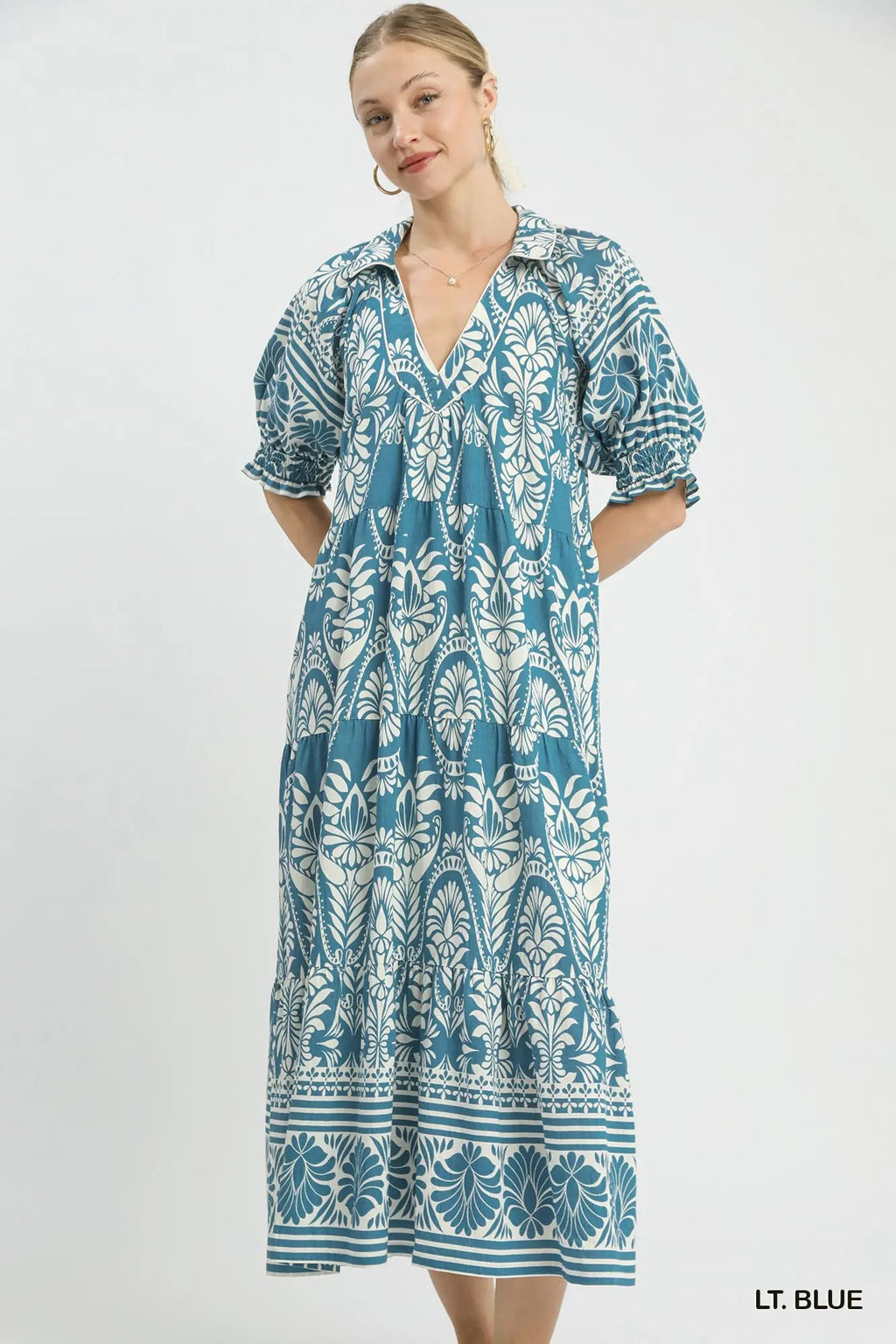 Border Midi Dress