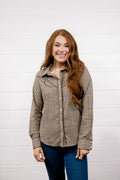 Birdie Top - Brown