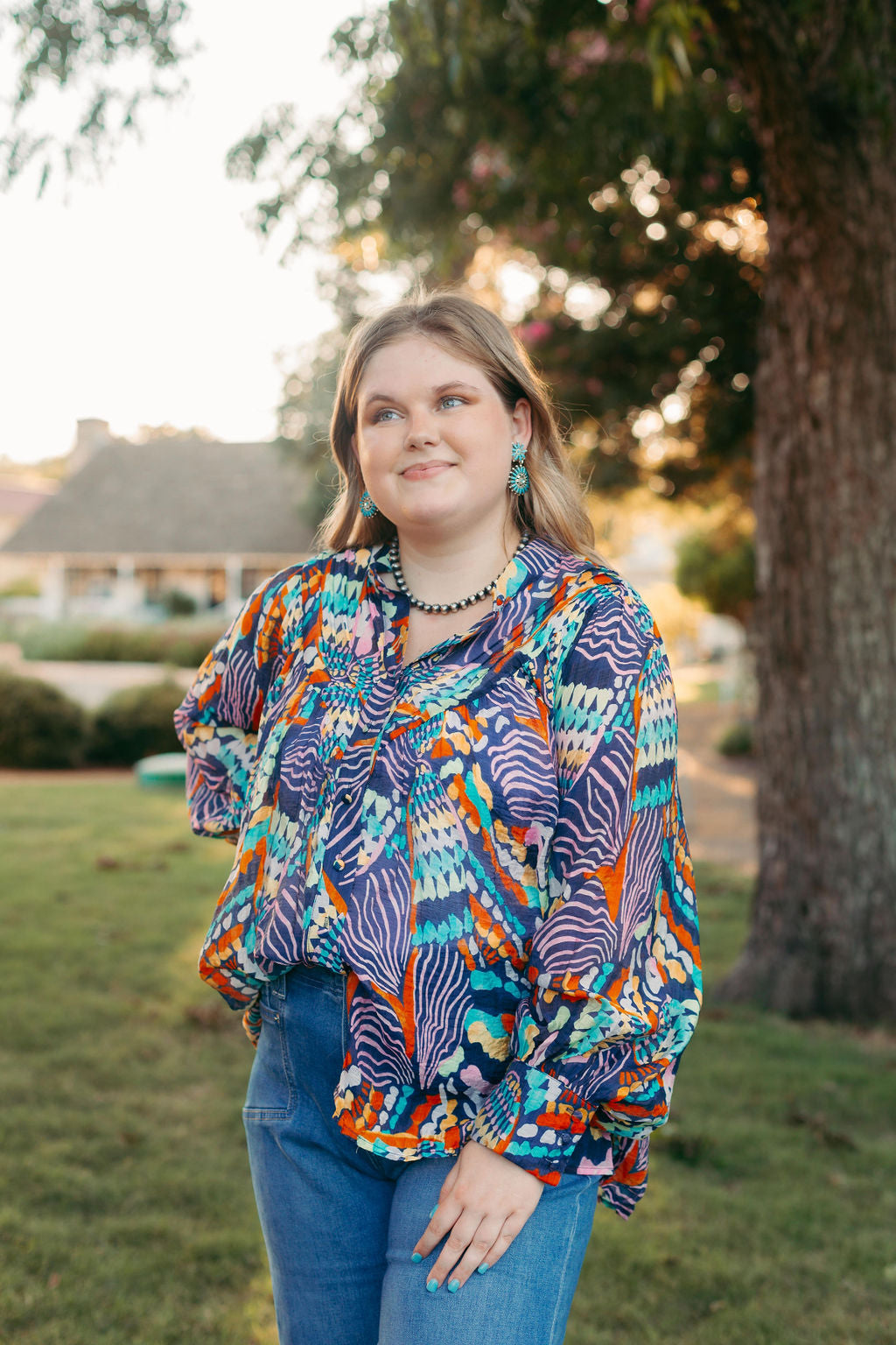 Spring Floral Top