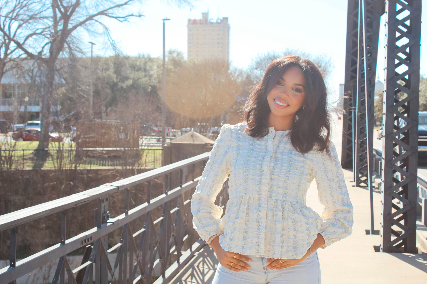 Romantic Ruffle Blouse