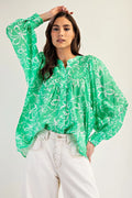 Acid Lime Button Down
