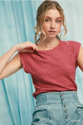Textured Sleeveless Top