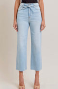 Ella Tie waist Straight Denim