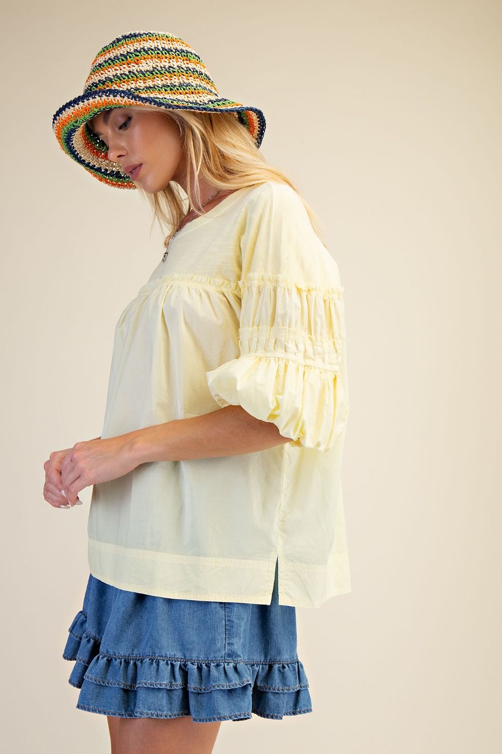 Lemon Cotton Top