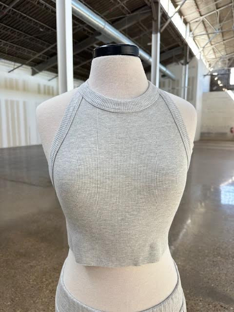 Crop Halter Tank Top
