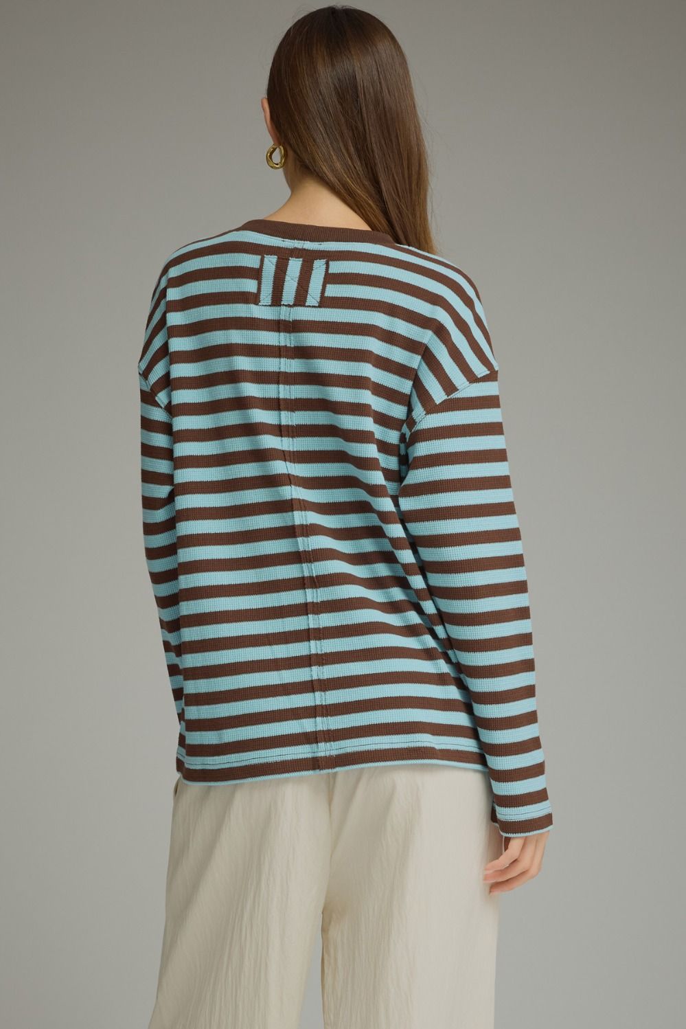 Striped Waffle Top