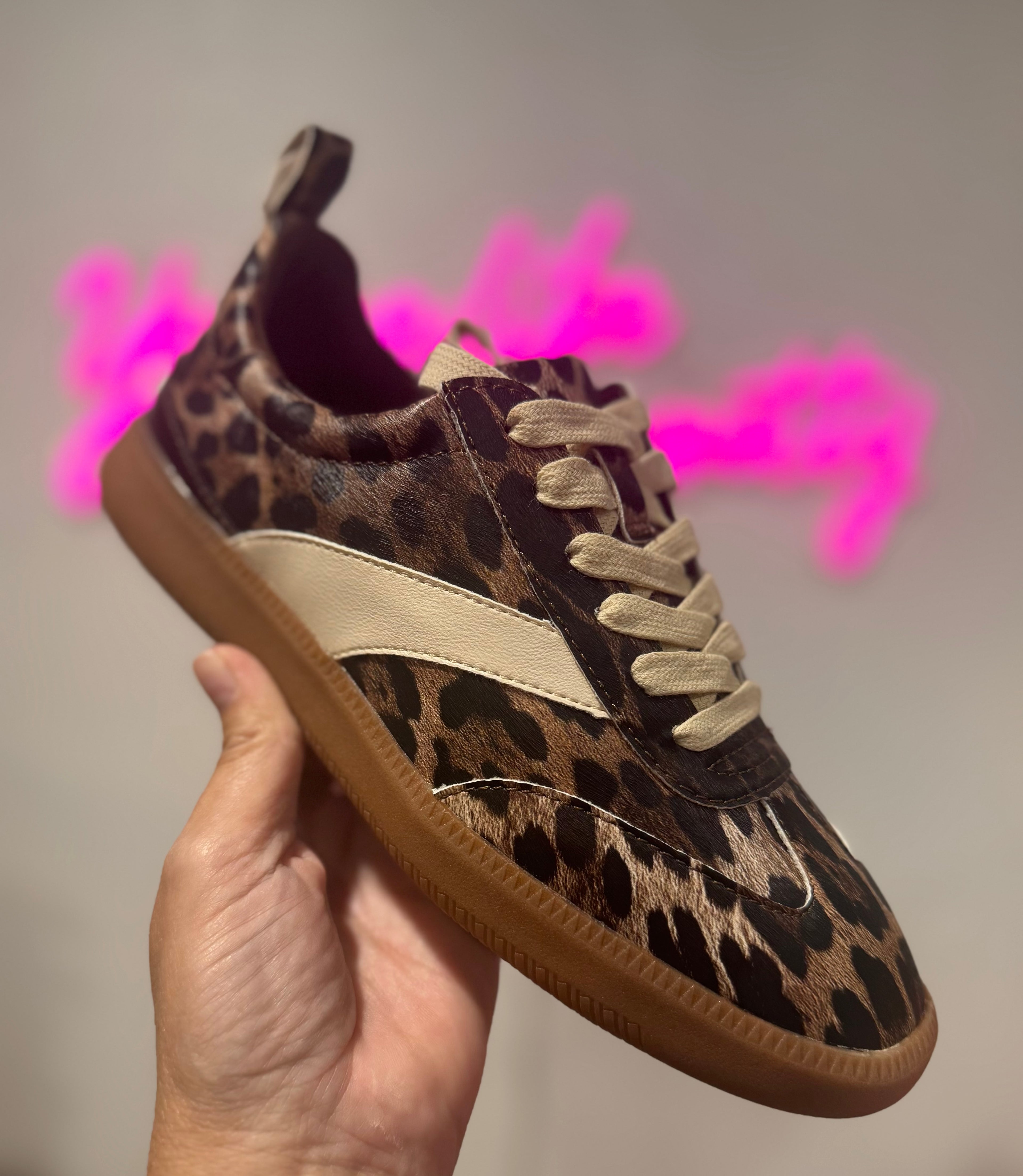 Wylder Brown Leopard Sneaker