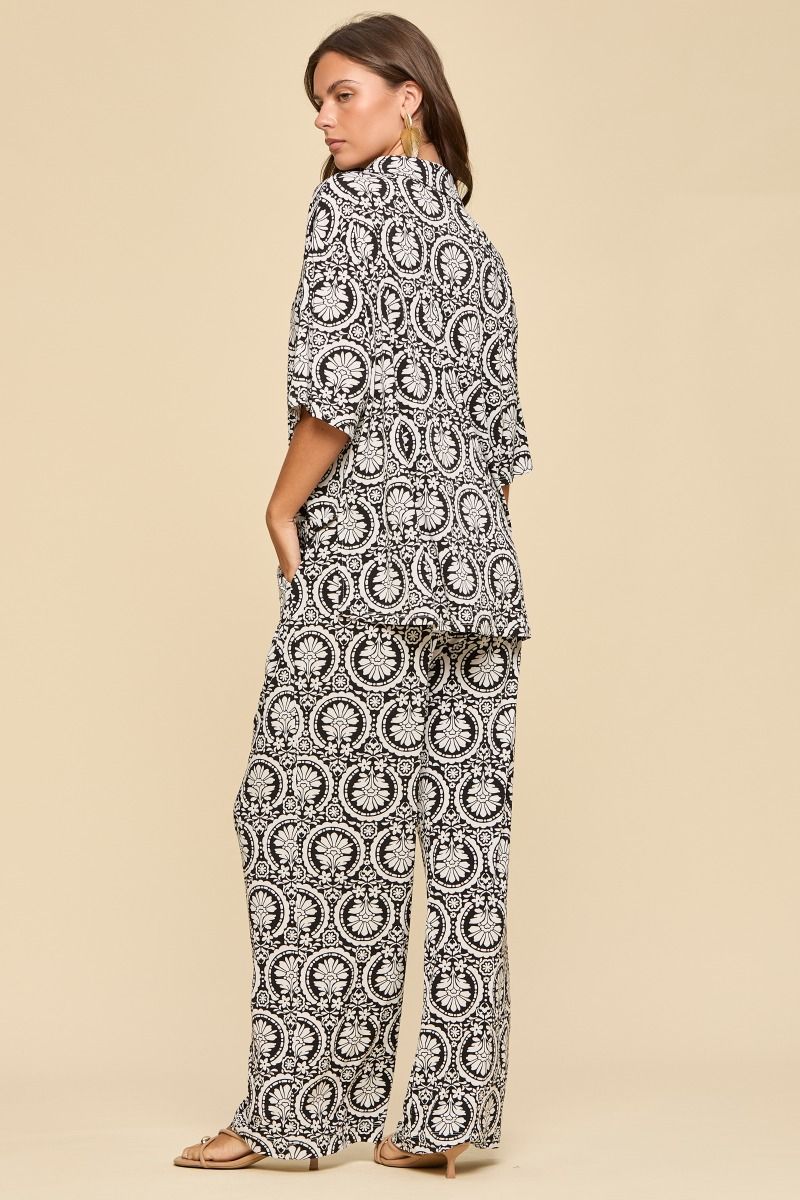 Ocean Tide Black Resort Top
