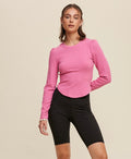 Fitted Ribbed Long Sleeve