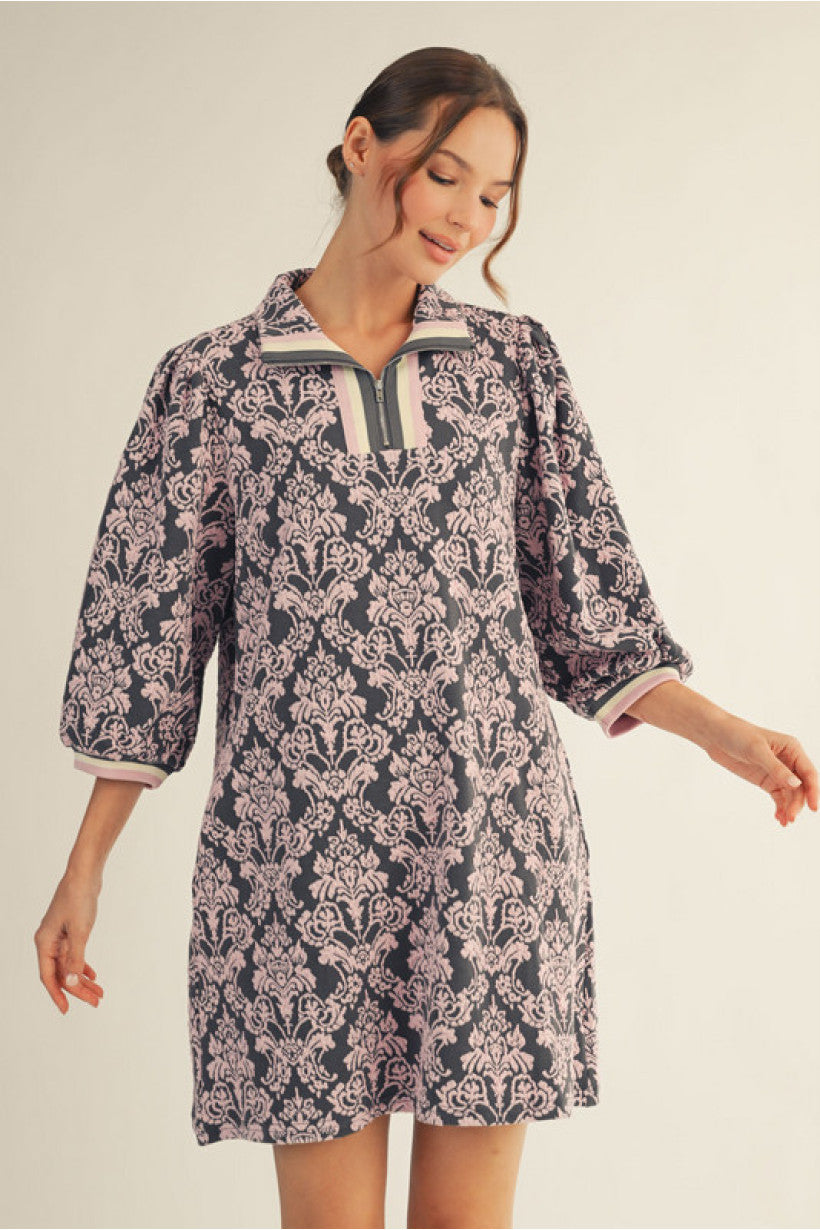 Textured Shift Dress