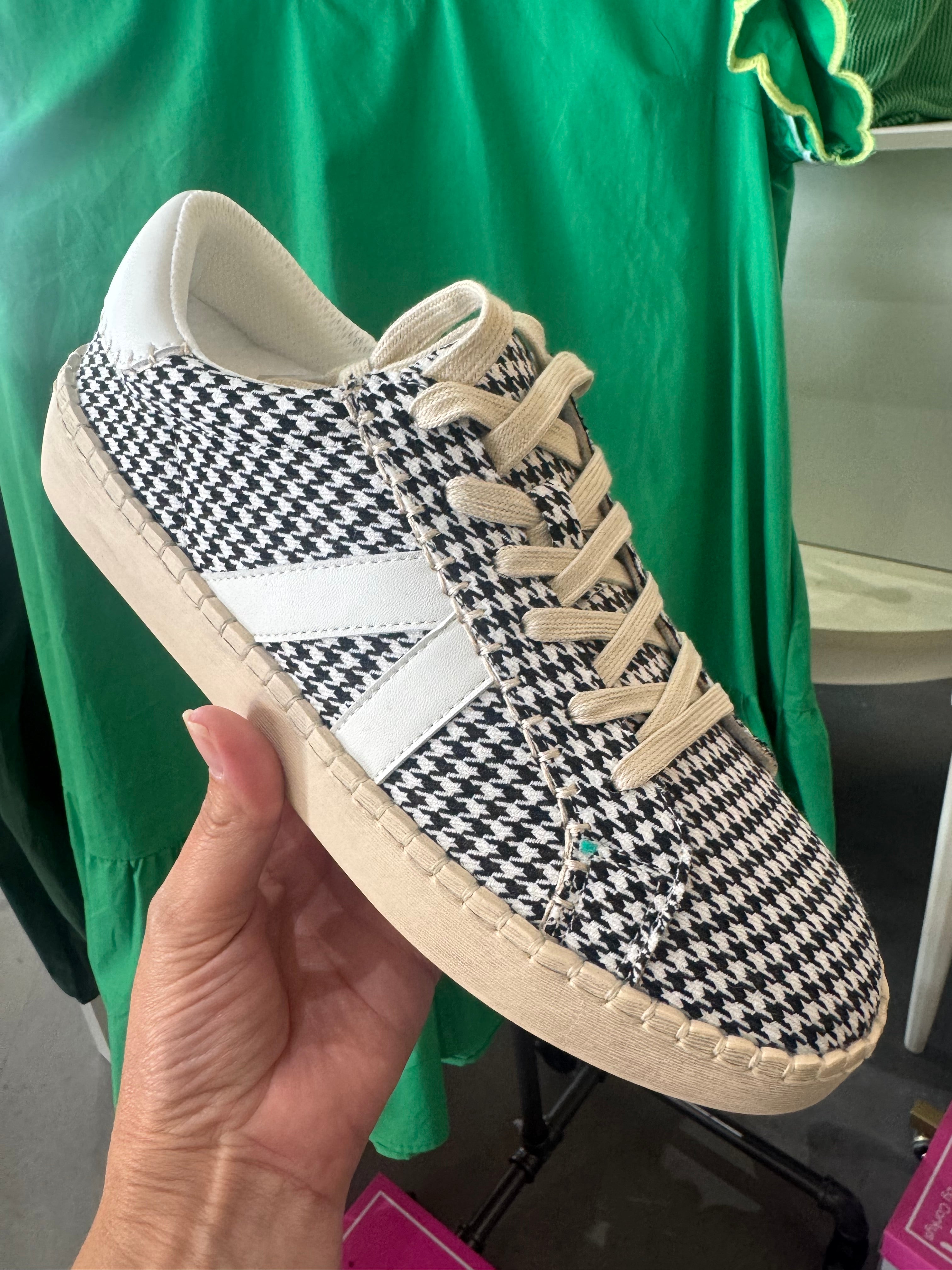 Black/White Gingham Friend Zone Sneaker