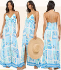 Island Postcard Maxi Dress