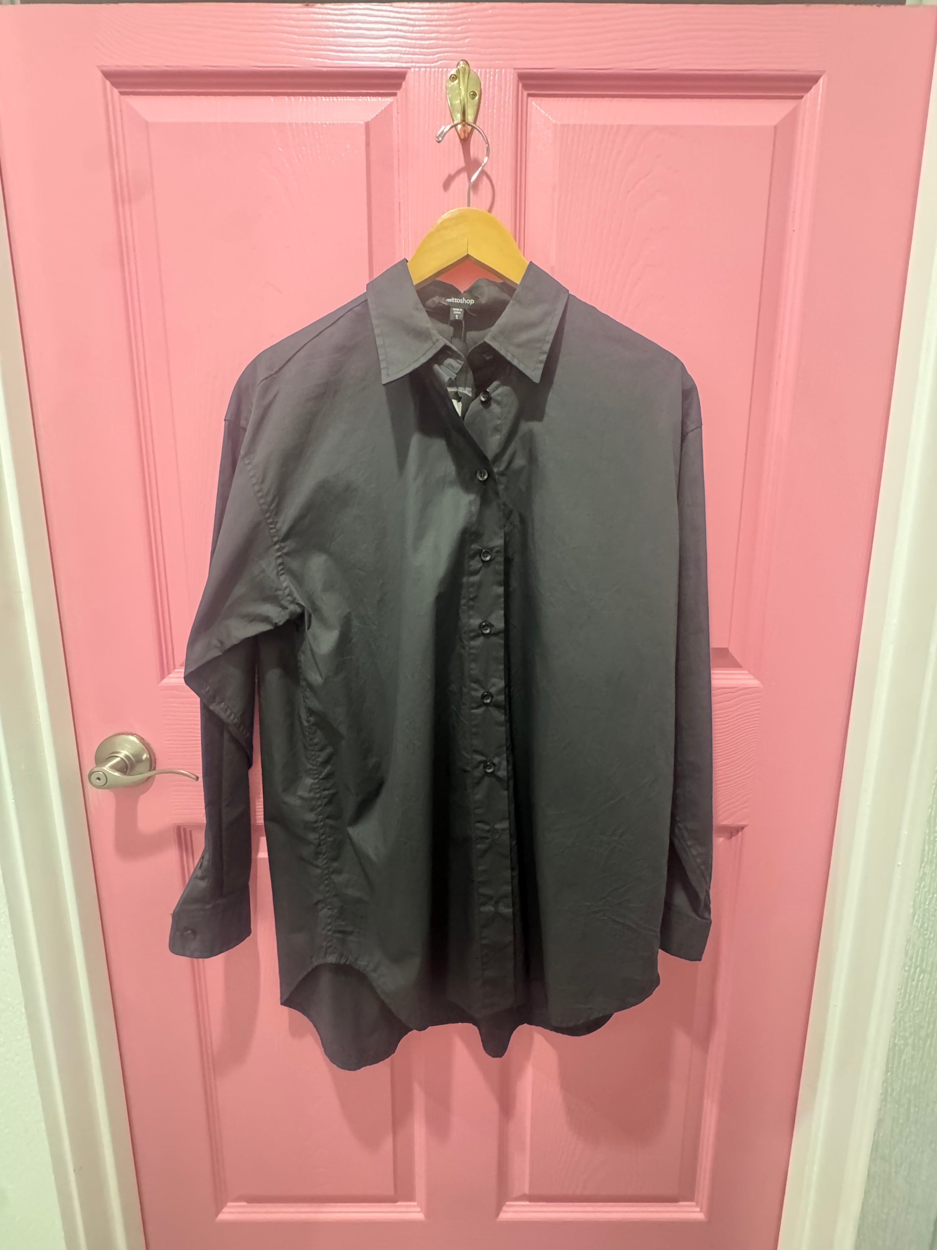 Poplin Button Up Shirt