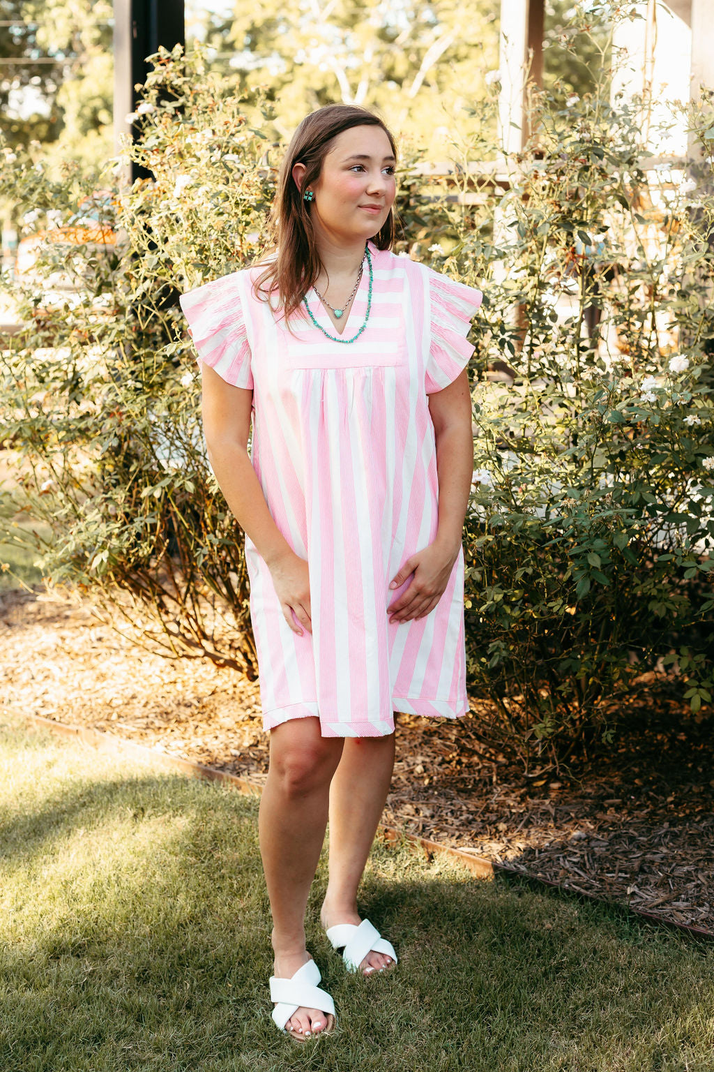 Pink Stripe Dress