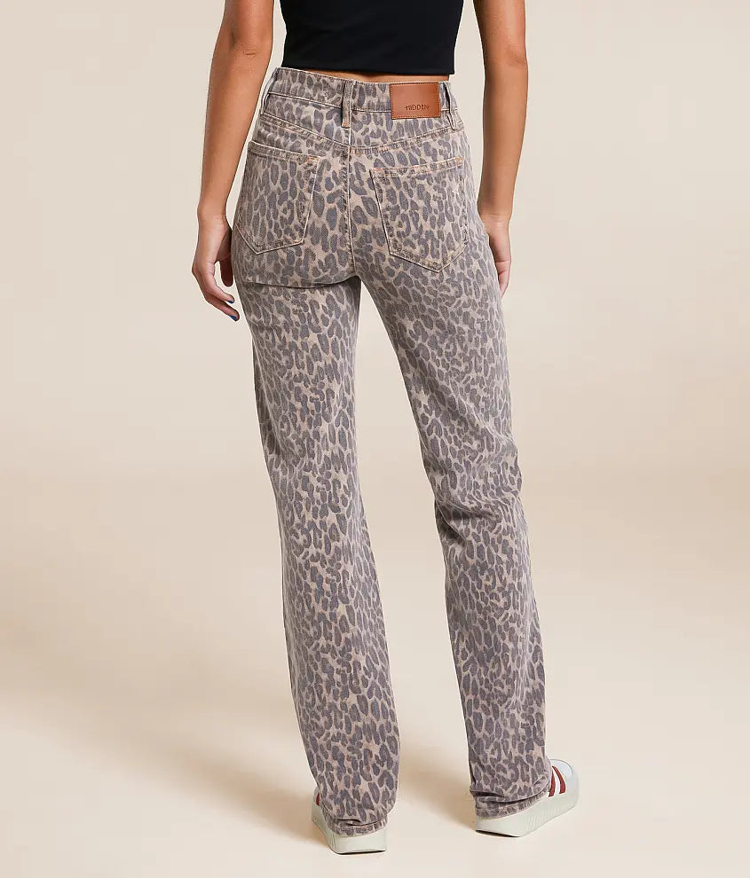 Ella Cheetah Jeans