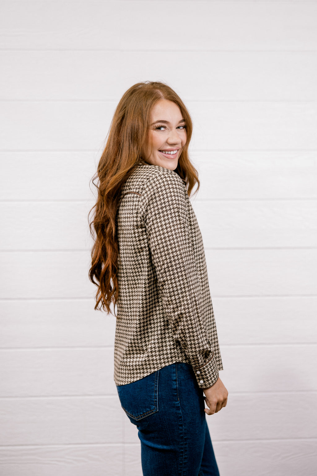 Birdie Top - Brown