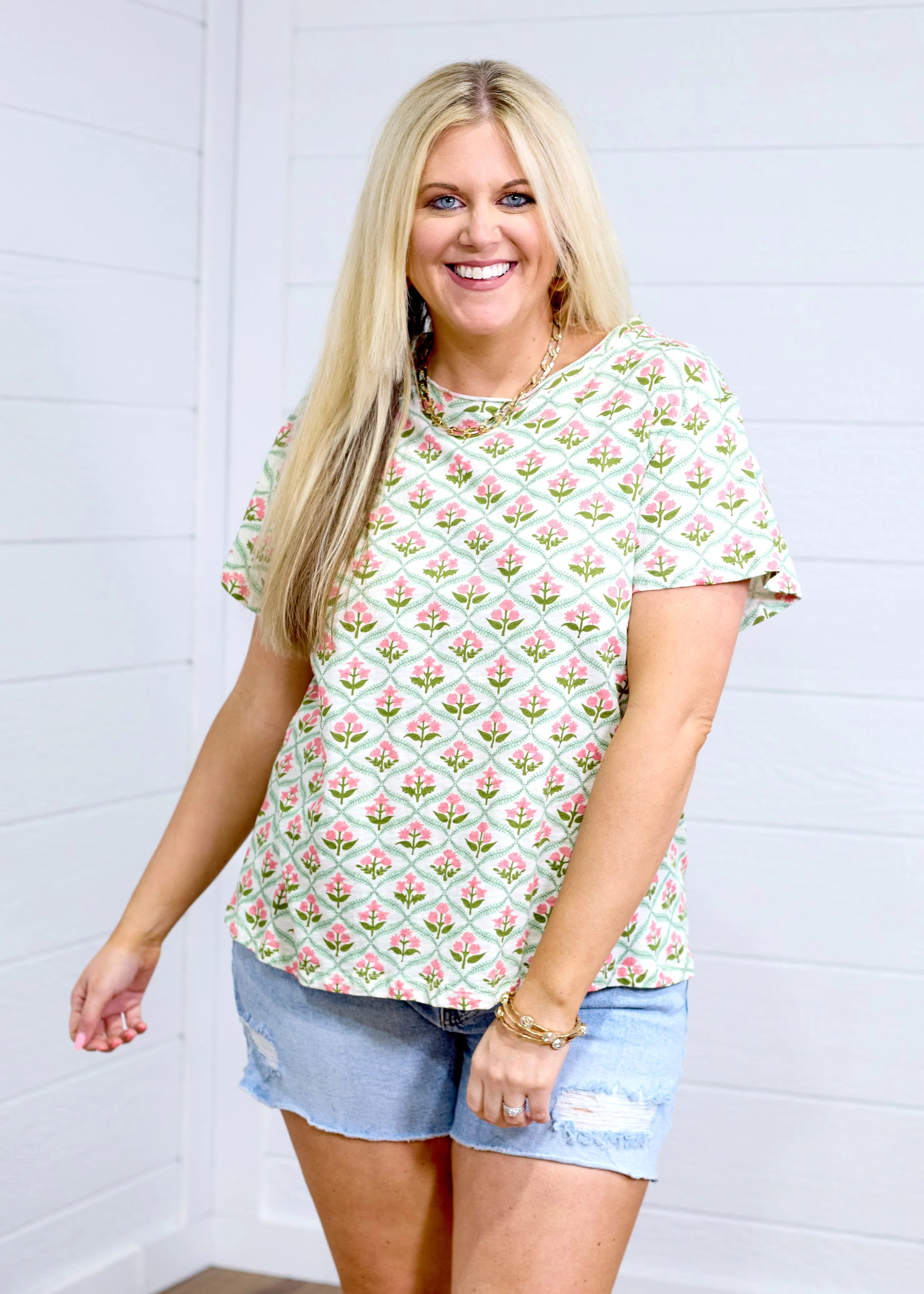 Flower Fields Basic Layerz Tee