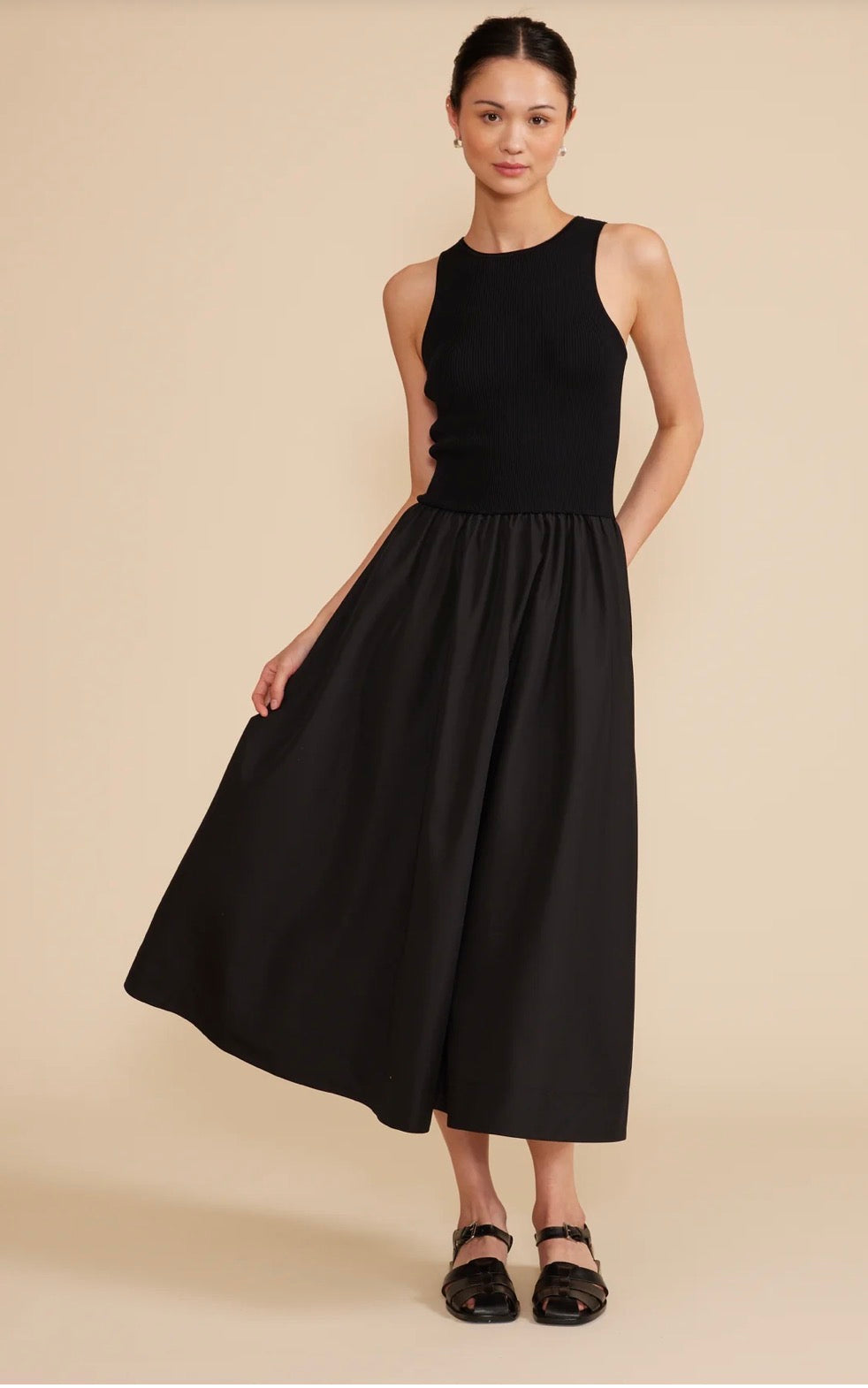 Marlena Mixed Media Dress