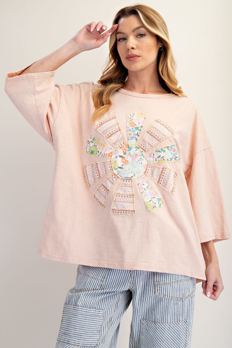 Patchwork Windmill Tee