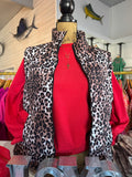 Leopard Puffer Vest